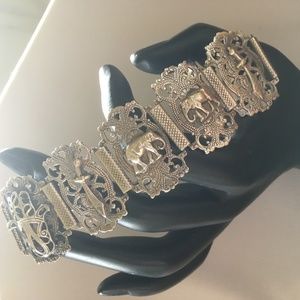 VINTAGE ALGERIAN SILVER MIDDLE EASTERN BRACELET